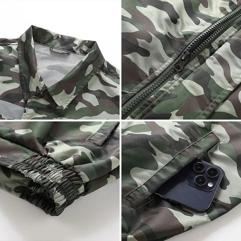 Summer Cool Jacket Men Camo Cooling