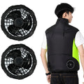 cooling fan jacket for outdoor work hiking