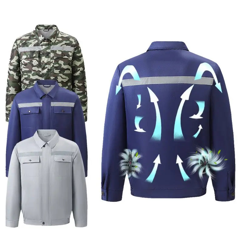 Summer Cool Jacket Men Camo Cooling